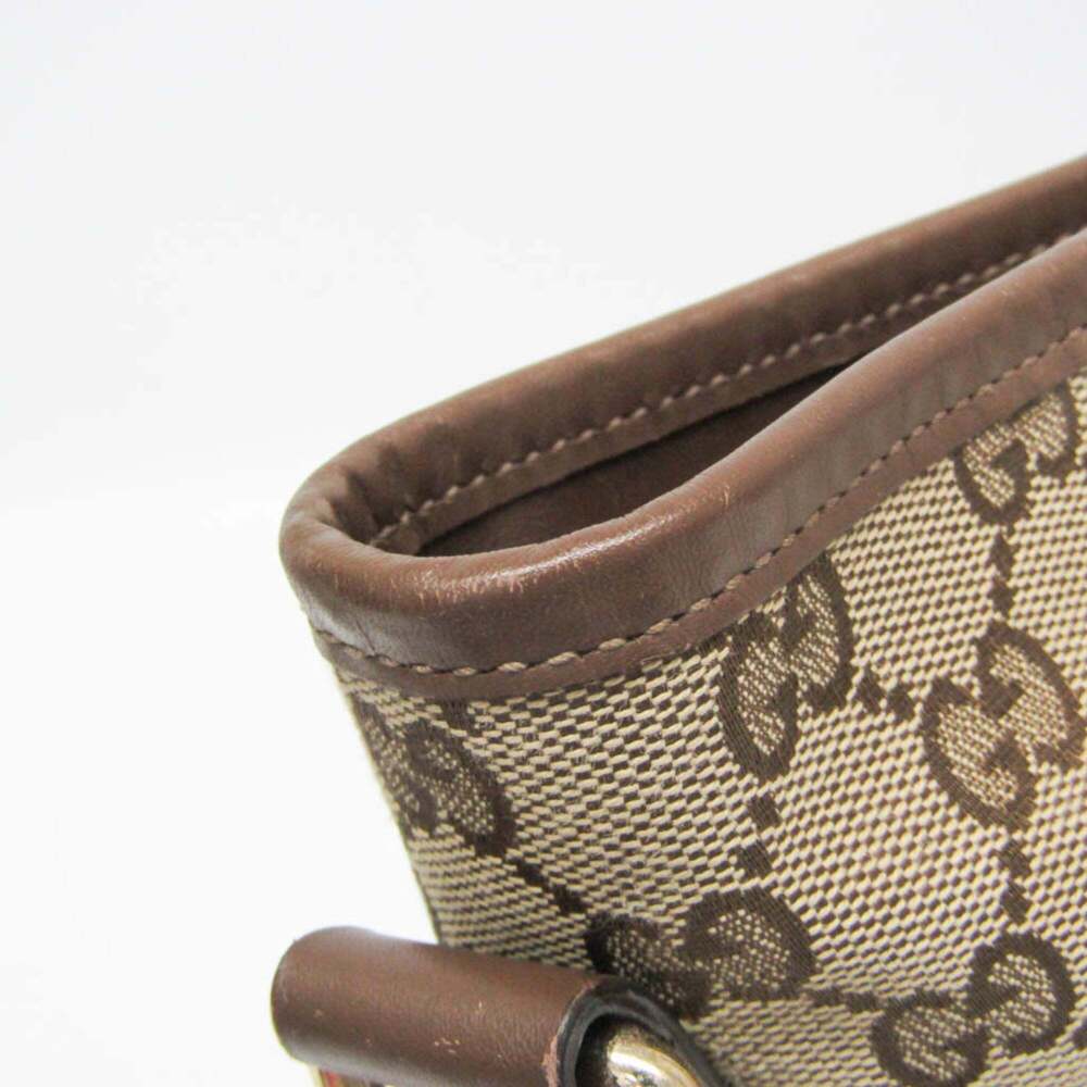 GUCCI Authentic Brown Leather Shoulder Bag - Picture 8 of 16